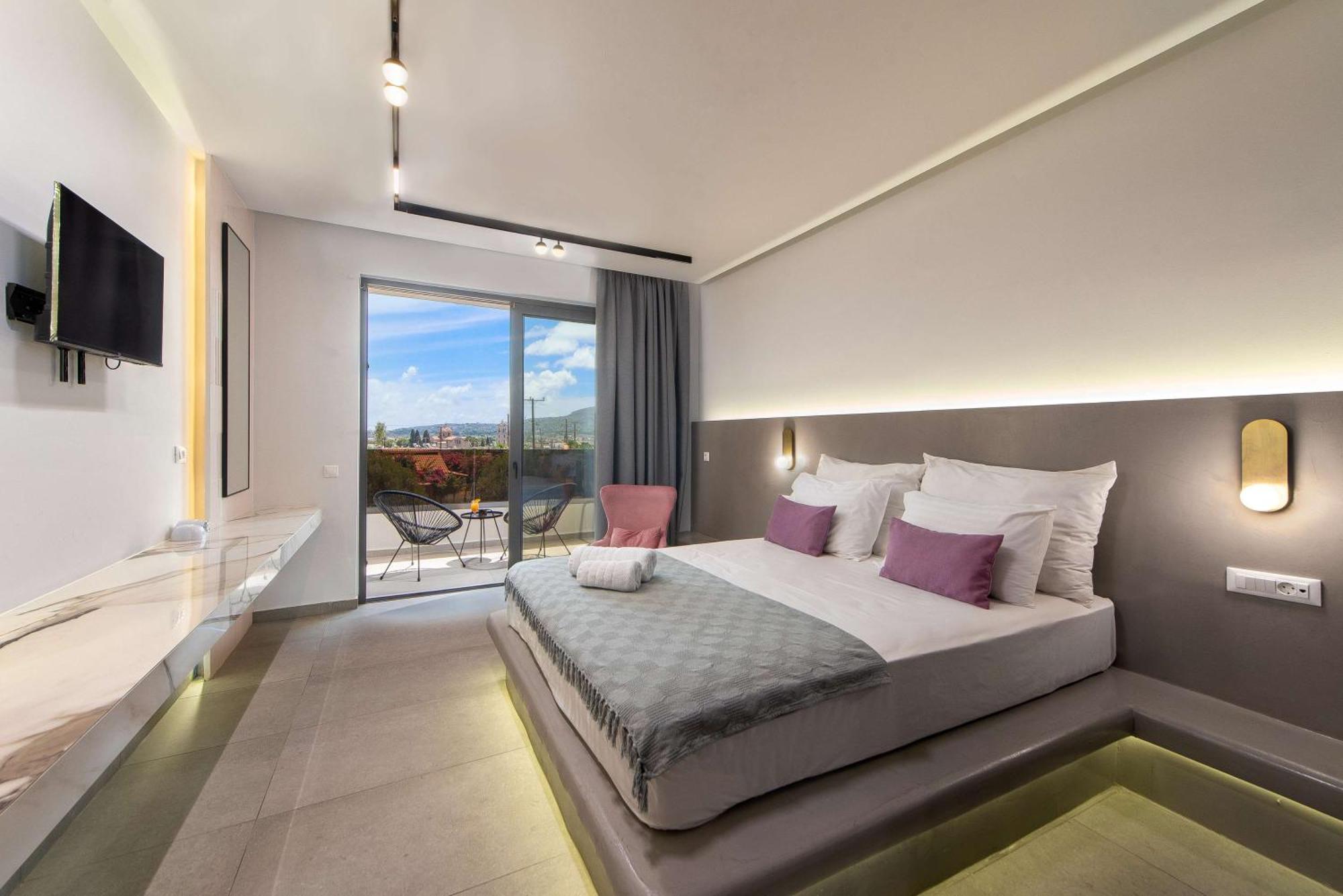 Deluxe Doppelzimmer mit seitlichem Meerblick