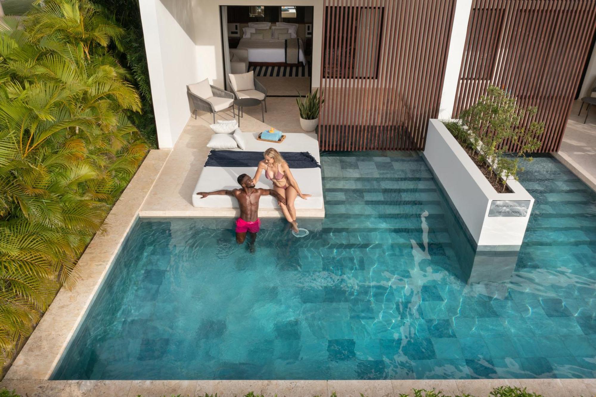 Suite Junior Aqua con vistas al jardín Swim-Up