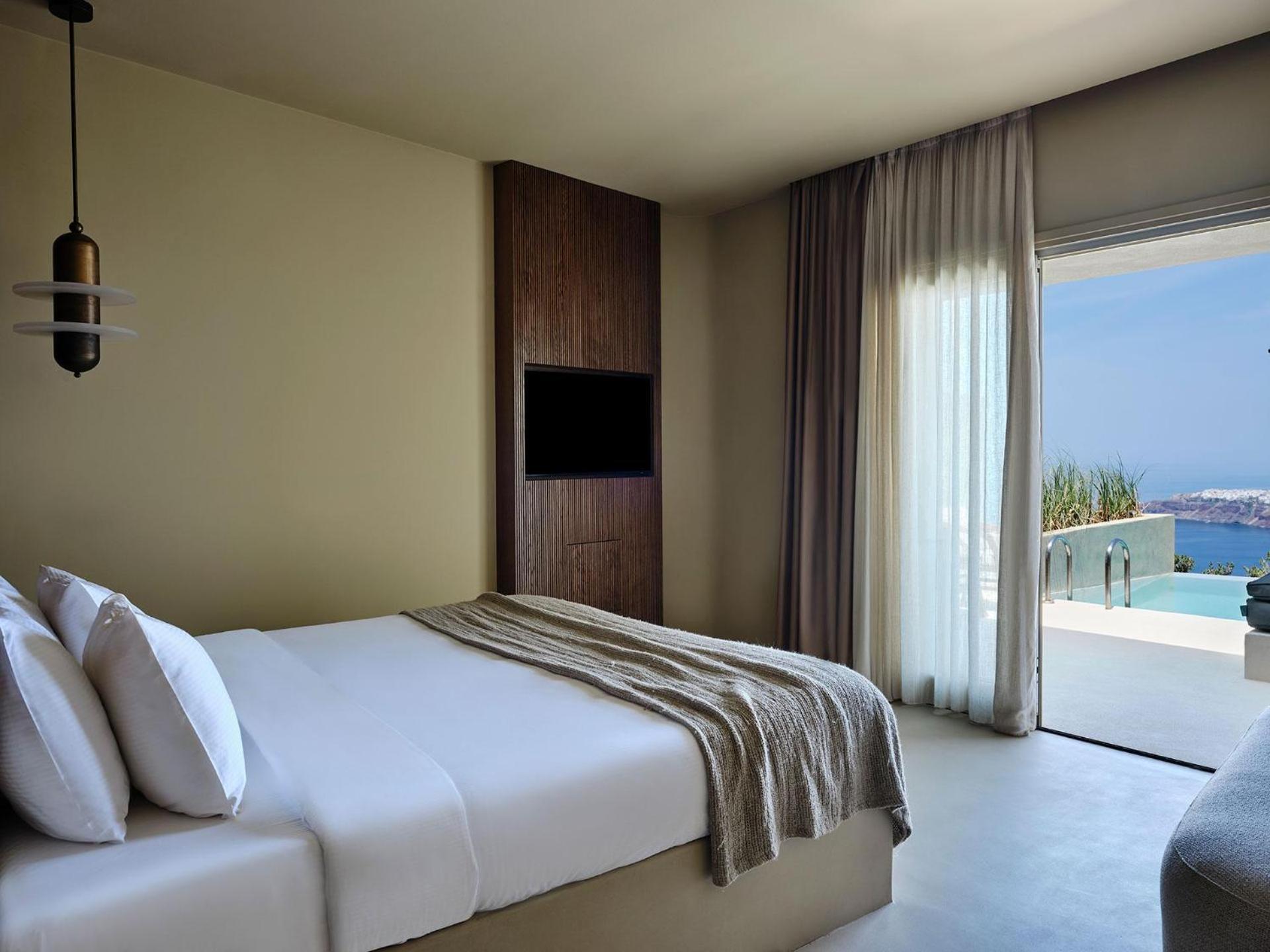 Cozy Suite Private Infinity Pool Caldera View