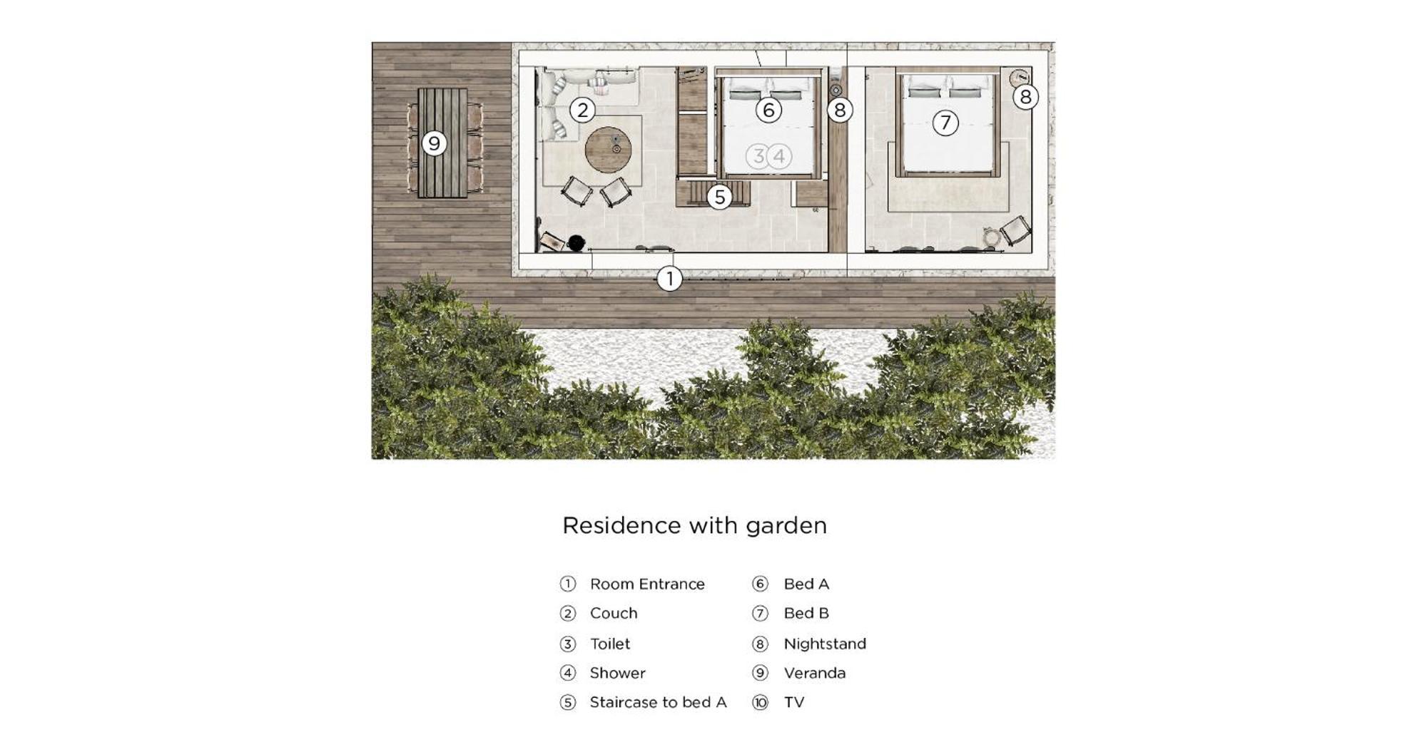 Residence with Garden