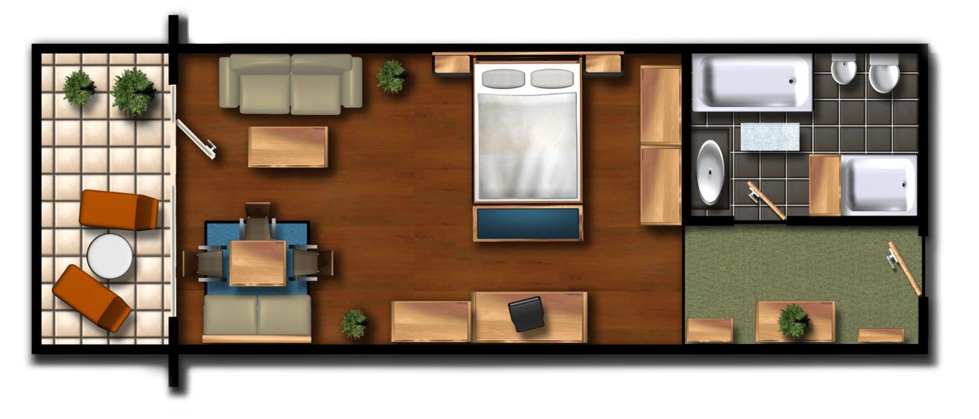 Large Double Room