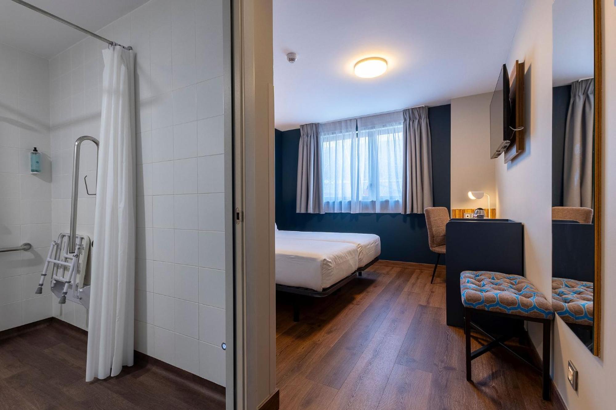 Quarto com Cama de Casal ou 2 de Solteiro - Acessível para Hóspedes com Mobilidade Reduzida
