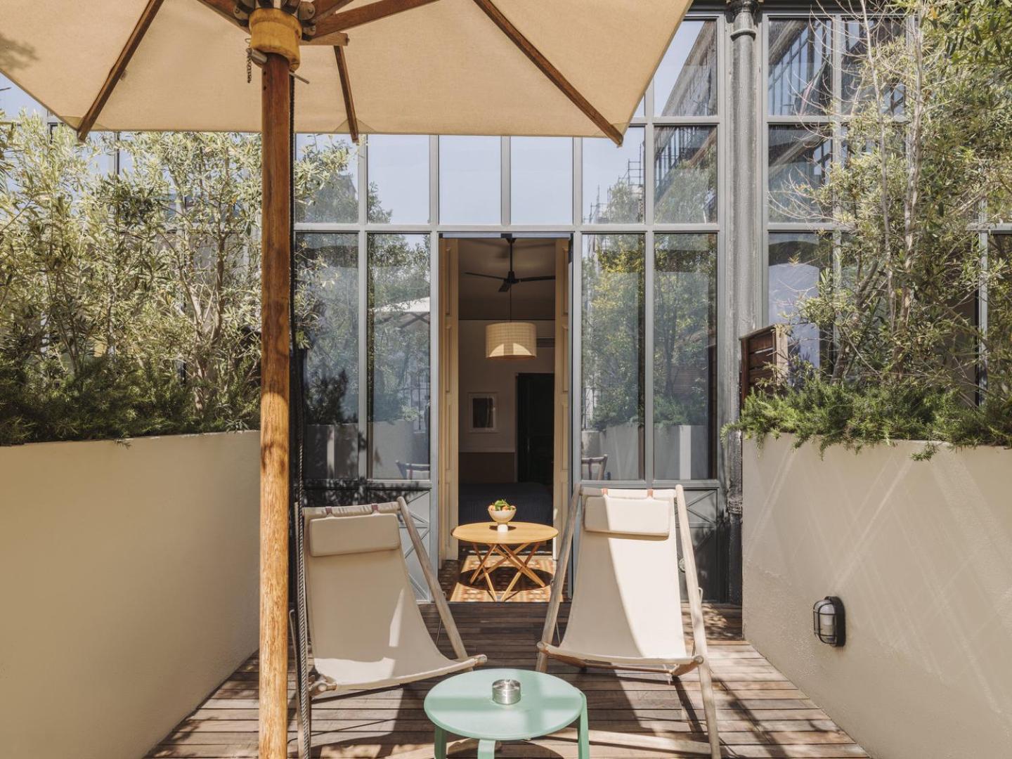 Deluxe Doppelzimmer mit eigener Terrasse