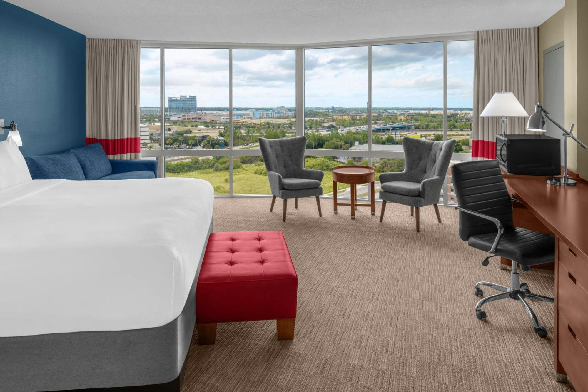Quarto com 1 Cama King-size e Vista Cidade