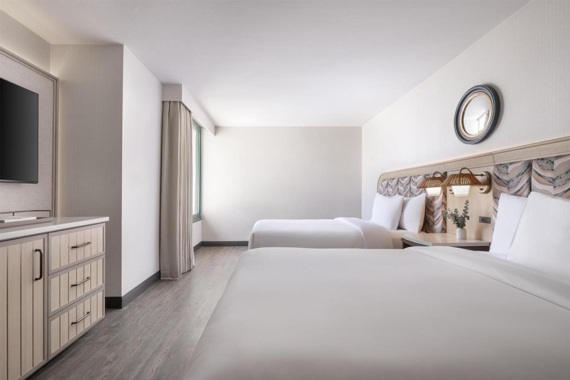 Two Double Beds Accessible Tub Disability Access