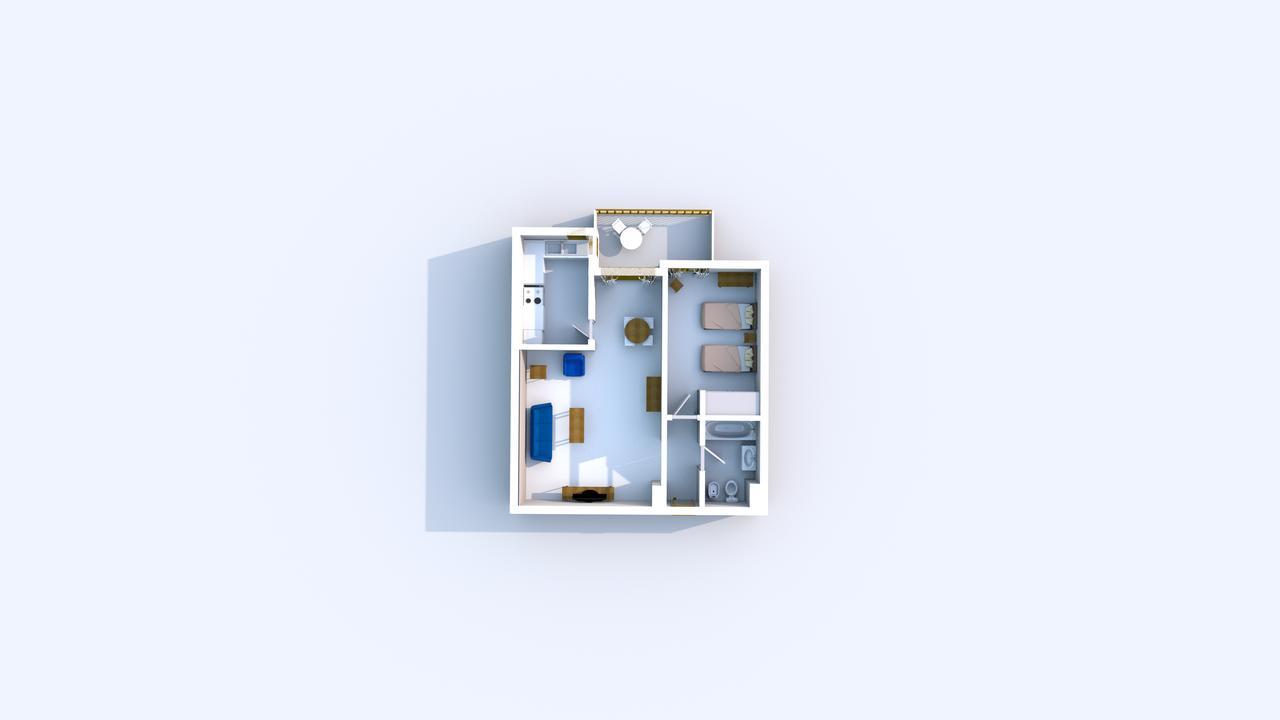 Appartement 1 Chambre (3 Adultes + 1 Enfant jusqu'à 12 Ans)