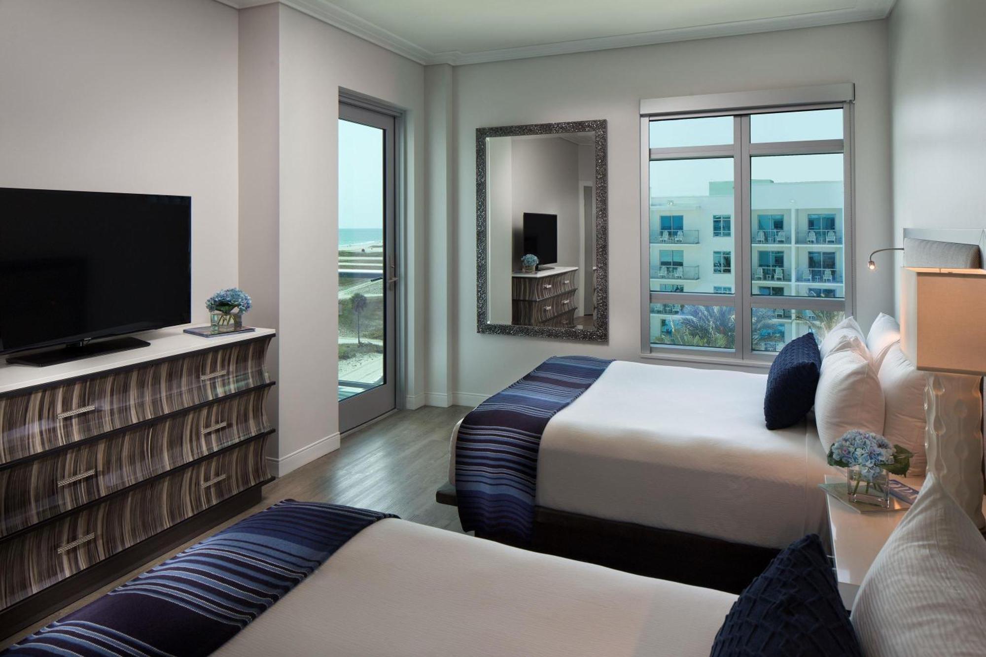 Suite de 1 dormitorio con cama grande - Frente al golfo