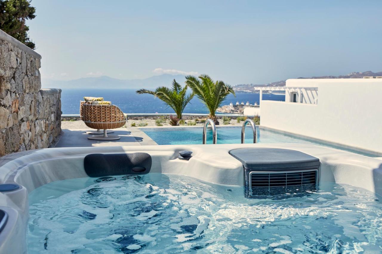 DELOS Junior Suite Sea View with Private Pool & Outdoor Jacuzzi