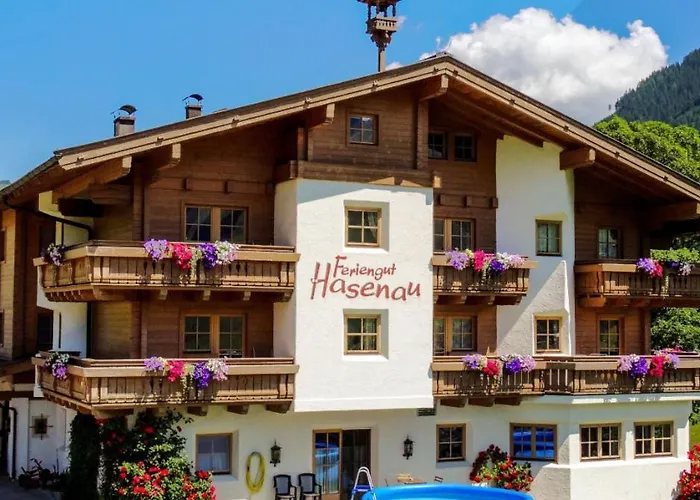 Hotel met uitzicht: Feriengut Hasenau