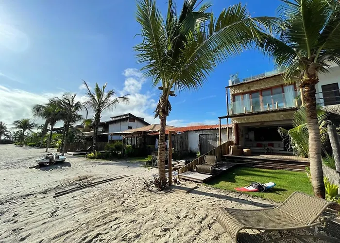 Vila: Piticcaia Lodge - Casa pé na areia, Frente mar - PREÁ