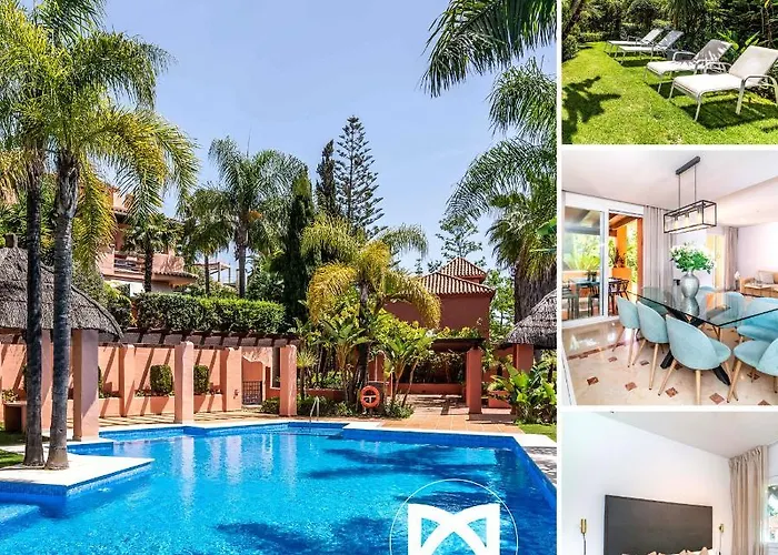 Haustierfreundliches Hotel: Vacation Marbella - Villa Federer, Old Town With A Big Communal Pool And Andalusian Garden