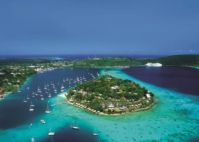 Central hotel: Iririki Island Resort & Spa