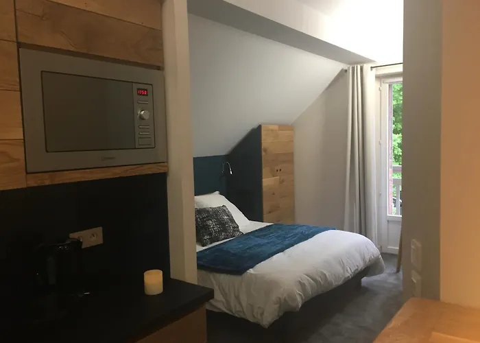 Hotel Jacuzzi: Appart'Hotel Aiguille Verte & Spa