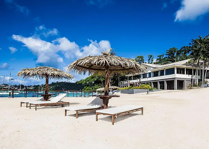 Central hotel: Iririki Island Resort & Spa