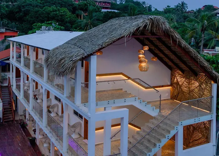 Jacuzzi hotel: Bungalows Zicatela