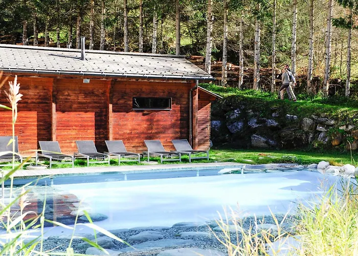 Hotel with pool: Le Bristol Leukerbad