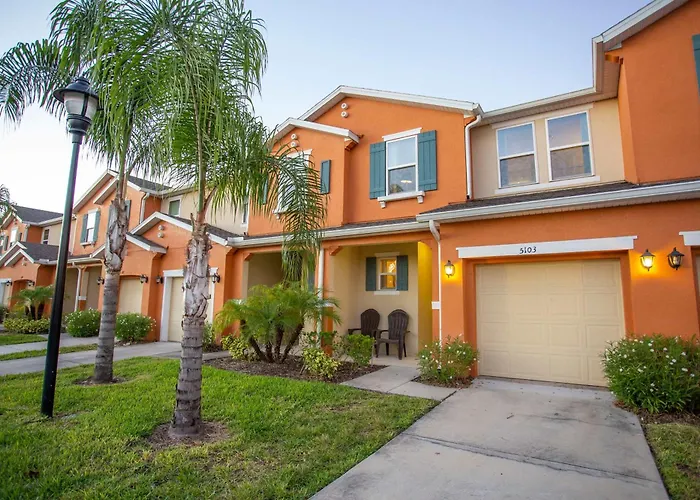 Villa: Family Friendly 4 Bedrooms With Gameroom Close To Disney In Compass Bay 5103
