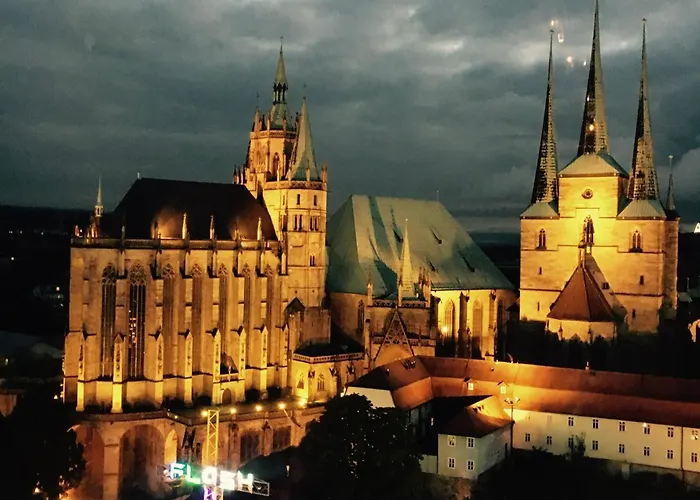Ferienwohnung In Erfurt mit kleinem Balkon, 2 Schlafzimmer