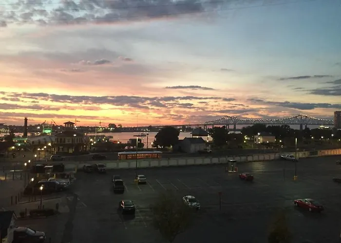 French Quarter With Mississippi River View