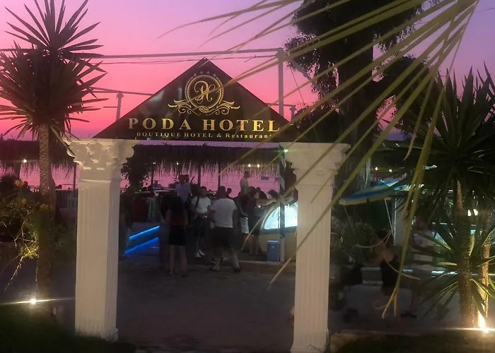 Hotel sulla spiaggia: Poda Boutique Hotel Ksamil