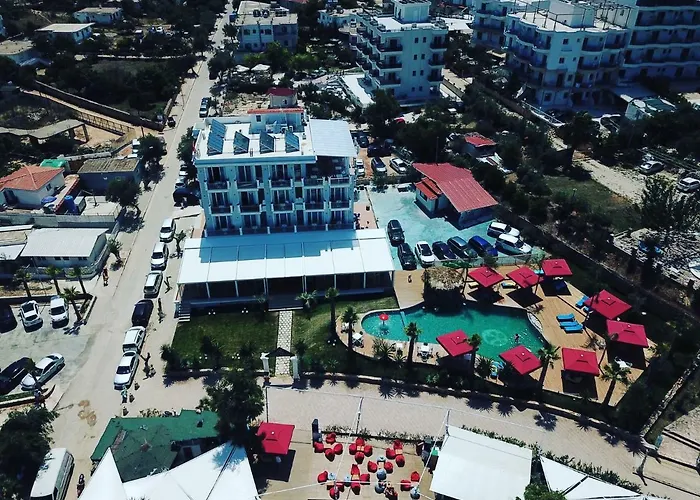 Hotel sulla spiaggia: Poda Boutique Hotel Ksamil